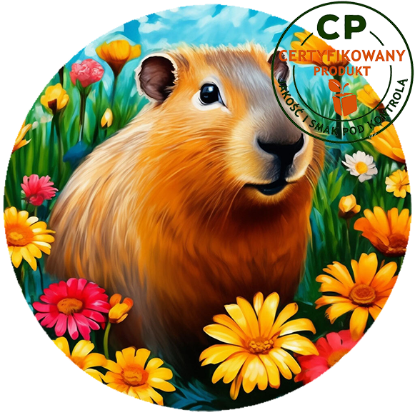 Opłatek waflowy na tort - Kapibara