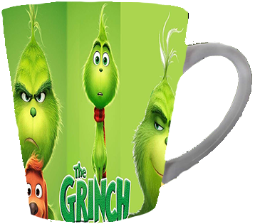 Kubek latte Grinch