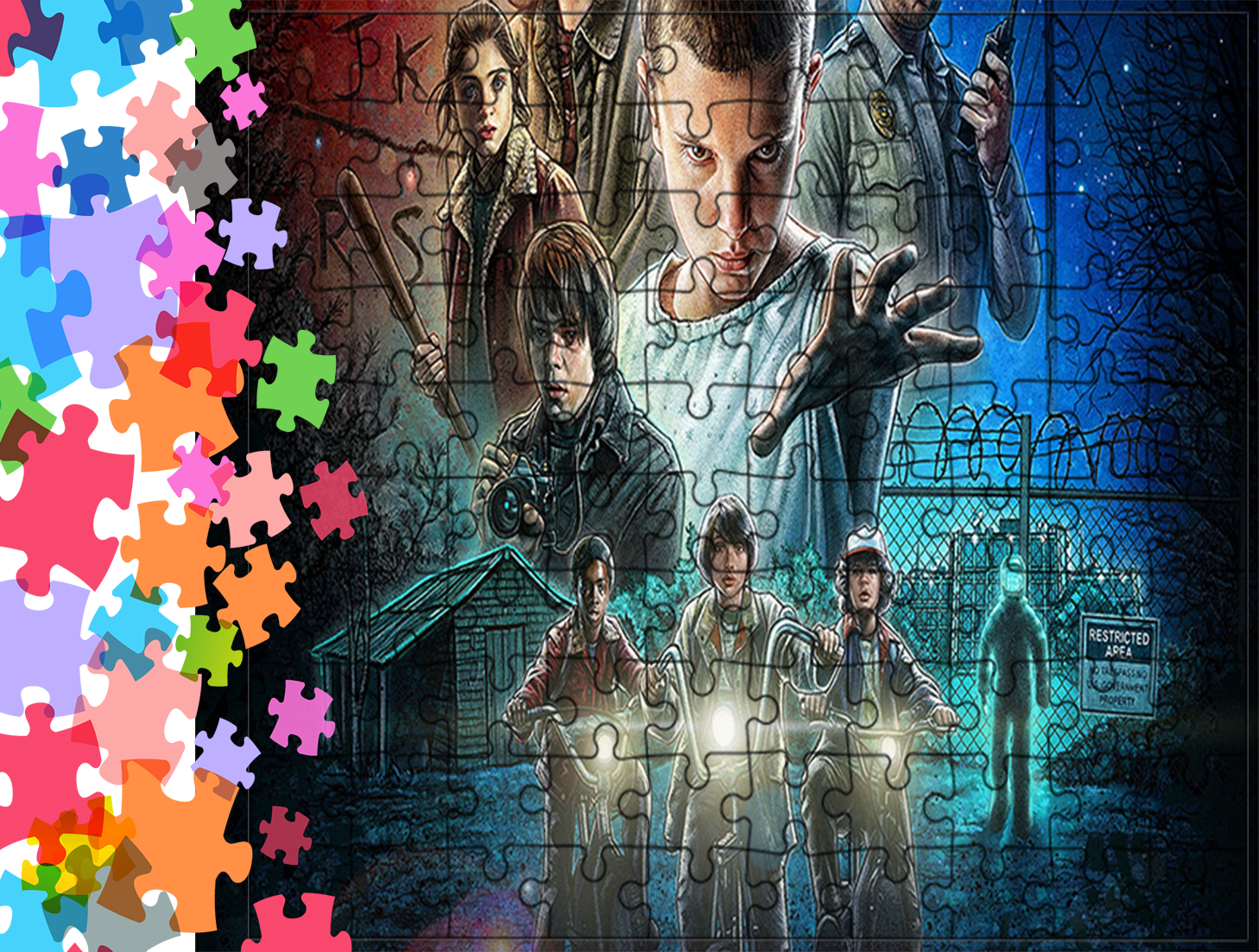 Puzzle tradycyjne Stranger Things