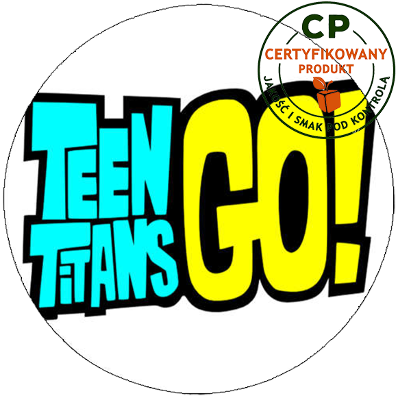 Opłatek na tort Młodzi Tytani