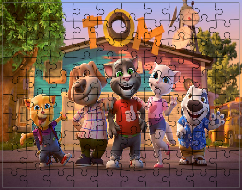 Puzzle Gadający Kot