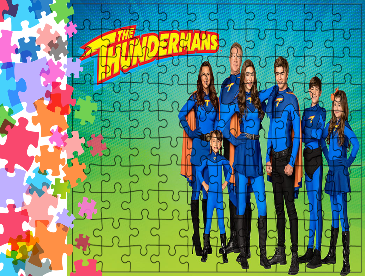 Puzzle tradycyjne - Grzmotomocni