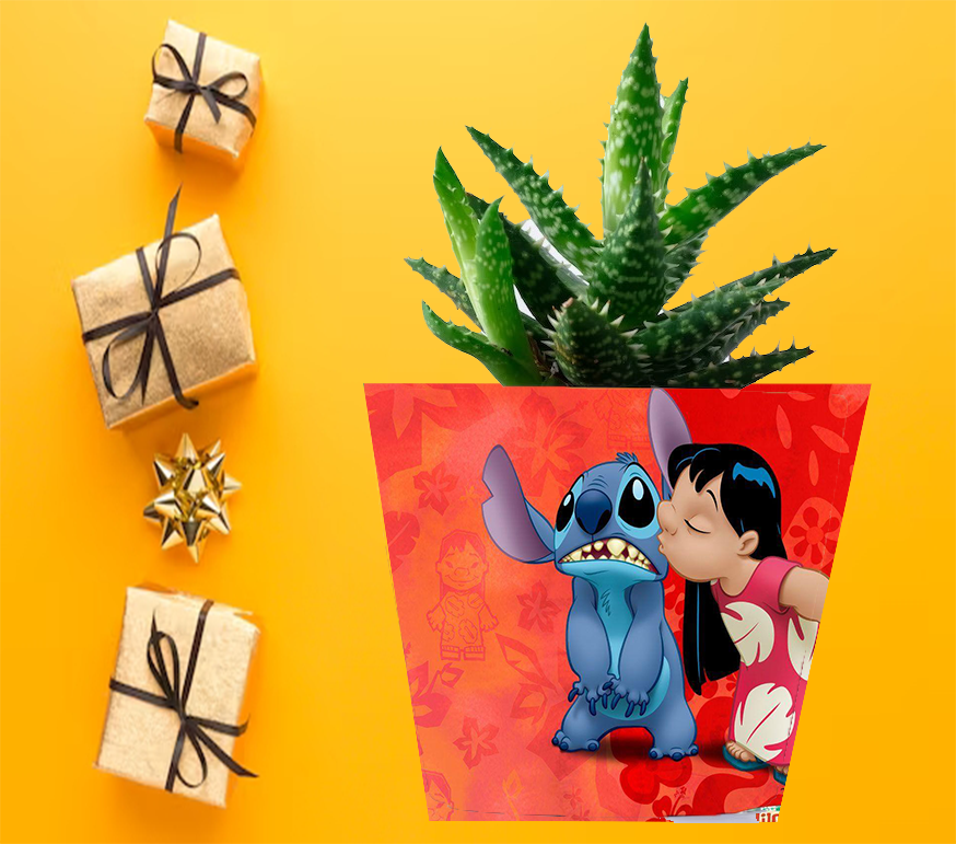 Doniczka do kwiatów/roślin - Lilo i Stich