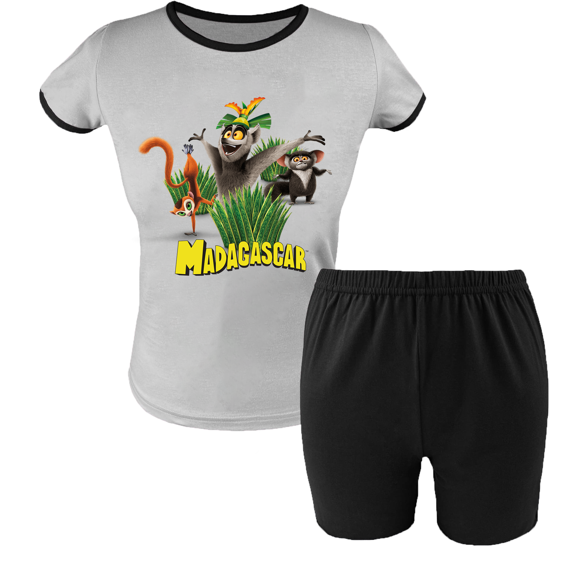 Krótka Piżama dziecięca - Pingwiny z Madagaskaru