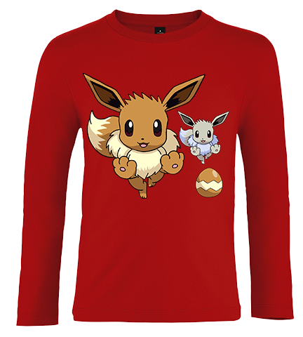 Koszulka z długim rękawem Pokemon Eevee