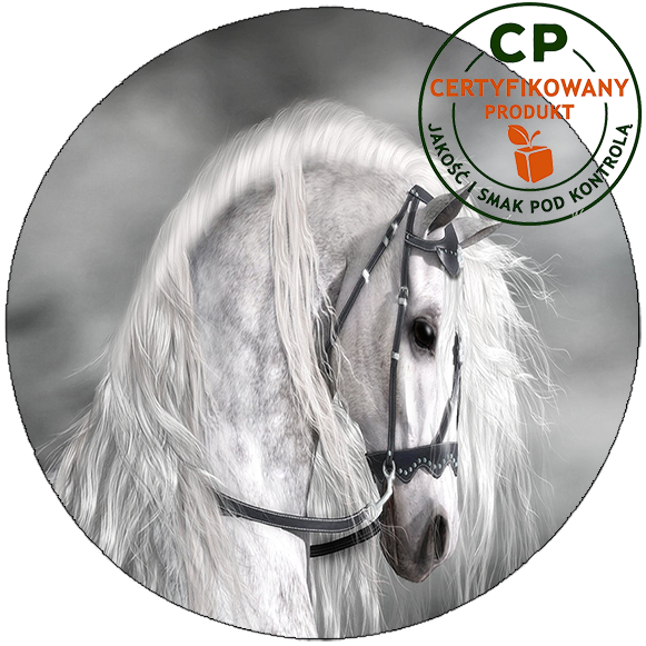 Opłatek na tort Konie