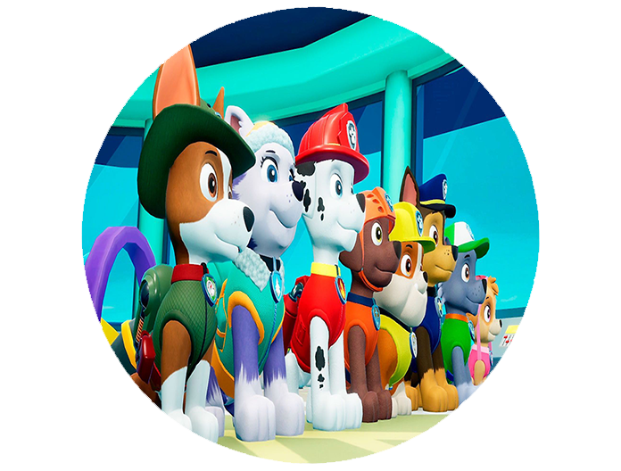 Opłatek na tort Psi Patrol