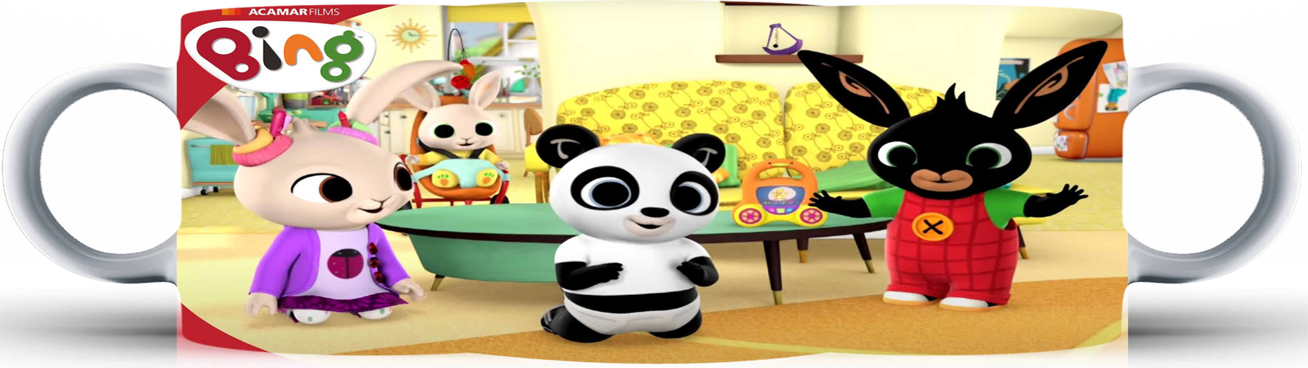 Kubek ceramiczny Królik Bing