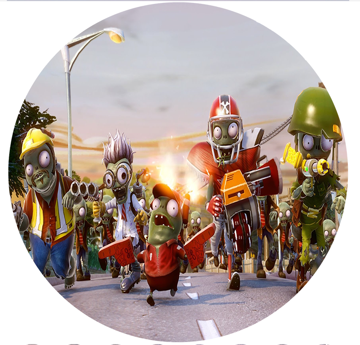 Podkładka pod myszkę Plants vs Zombie