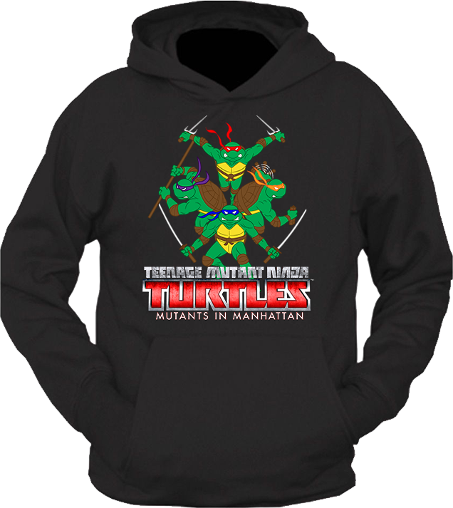 Bluza z kapturem Żółwie Ninja