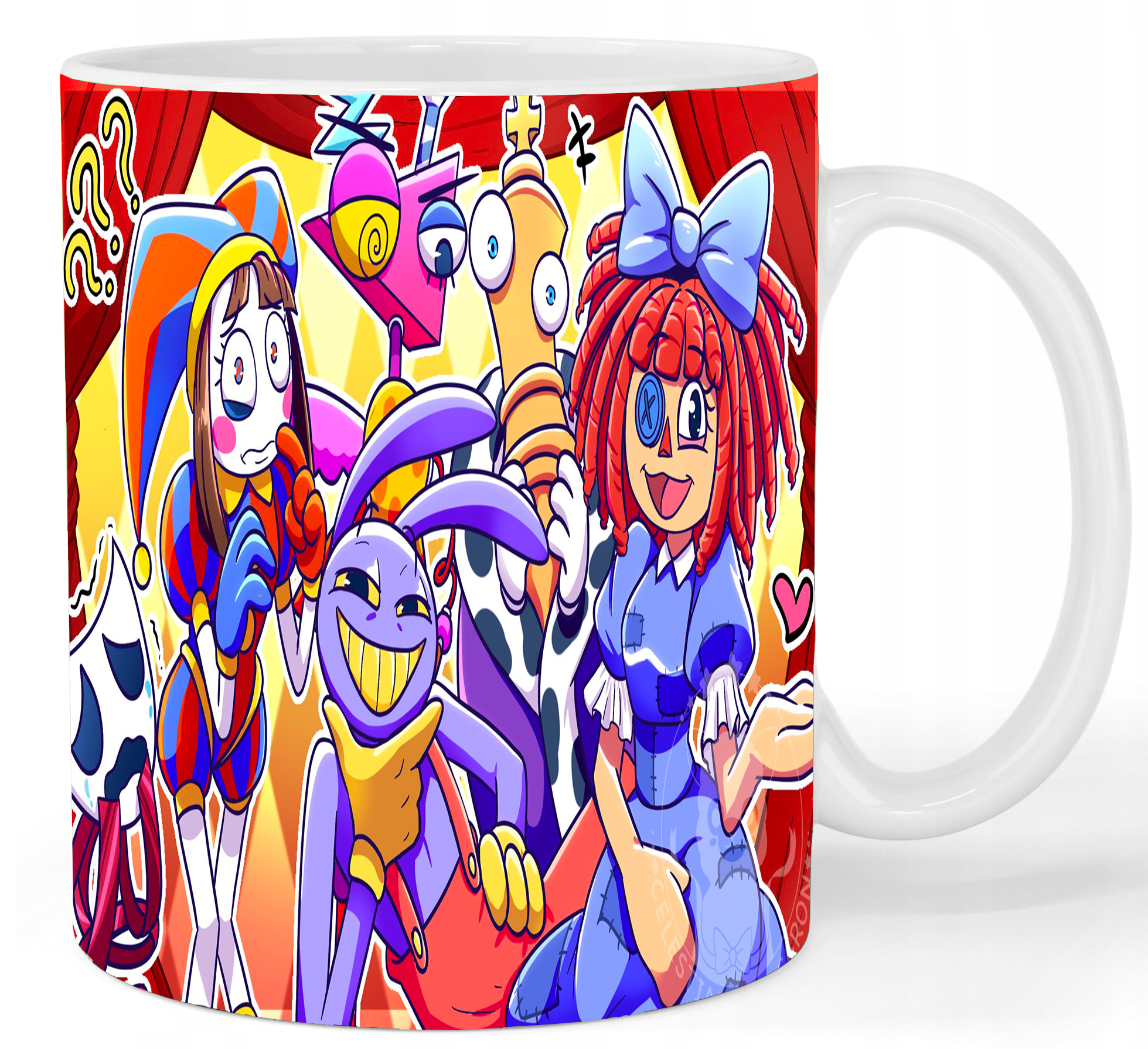 Kubek ceramiczny The Amazing Digital Circus - Niesamowity cyfrowy cyrk