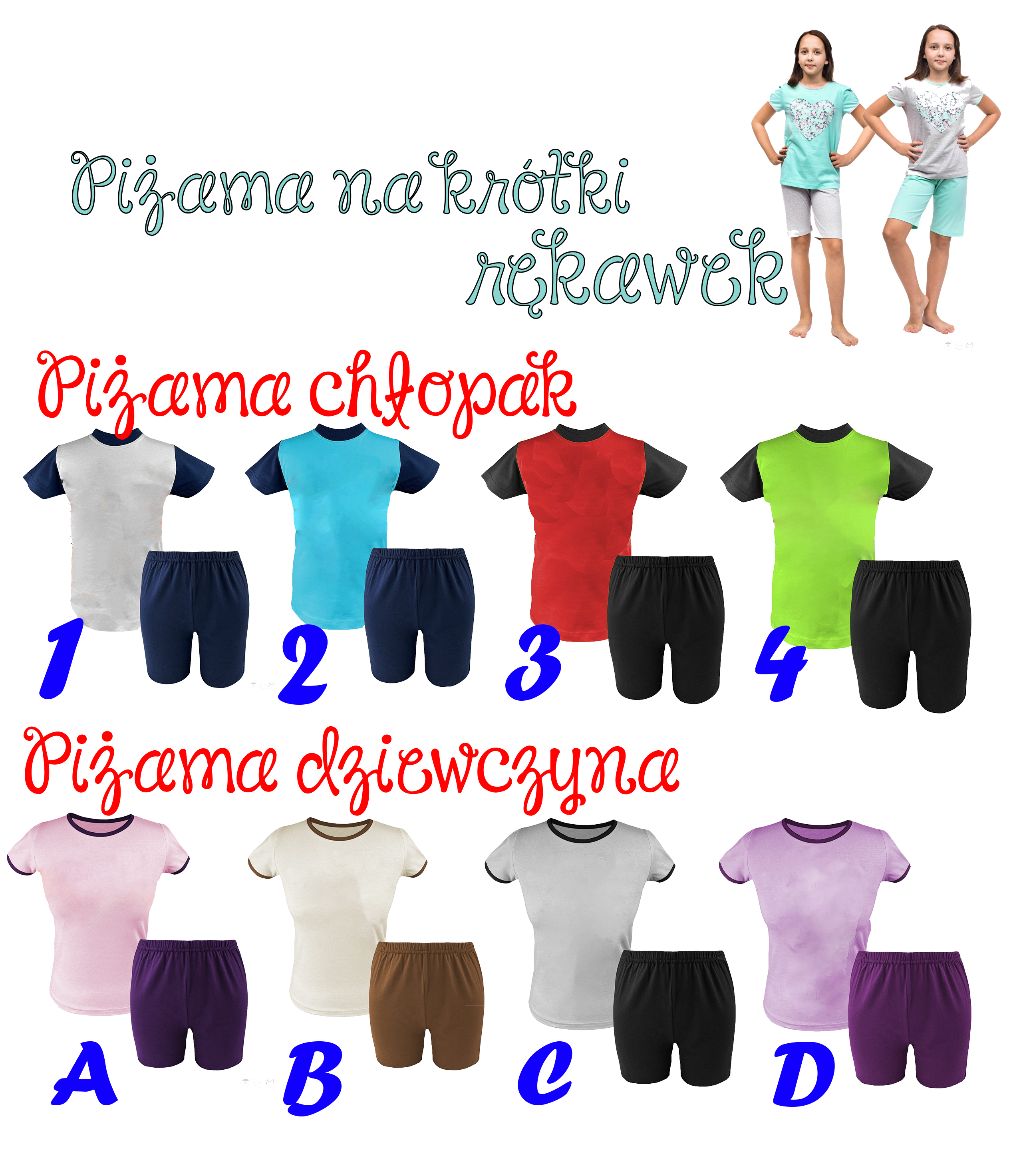 Krótka Piżama dziecięca WKS Śląsk Wrocław - dla fana/fanki