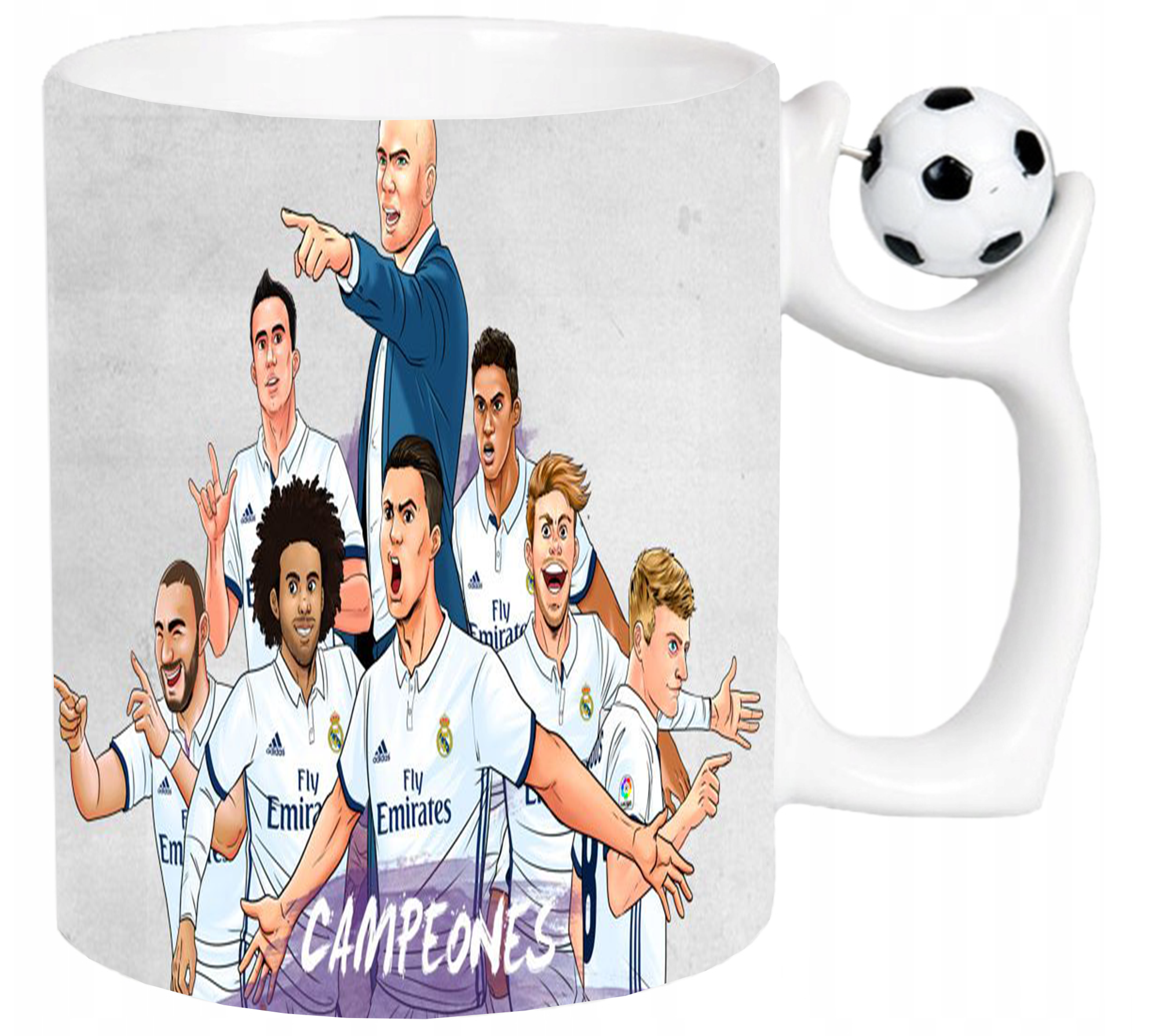 Kubek z piłką dla Fana Real Madryt