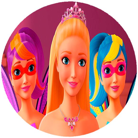 Opłatek na tort Barbie