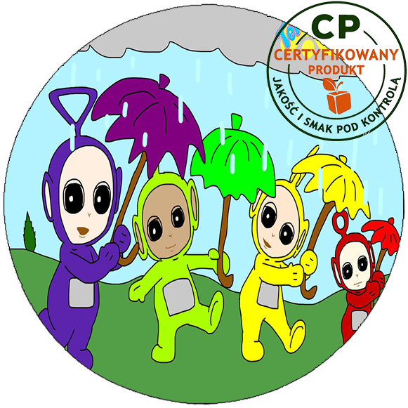 Opłatek na tort - Teletubisie