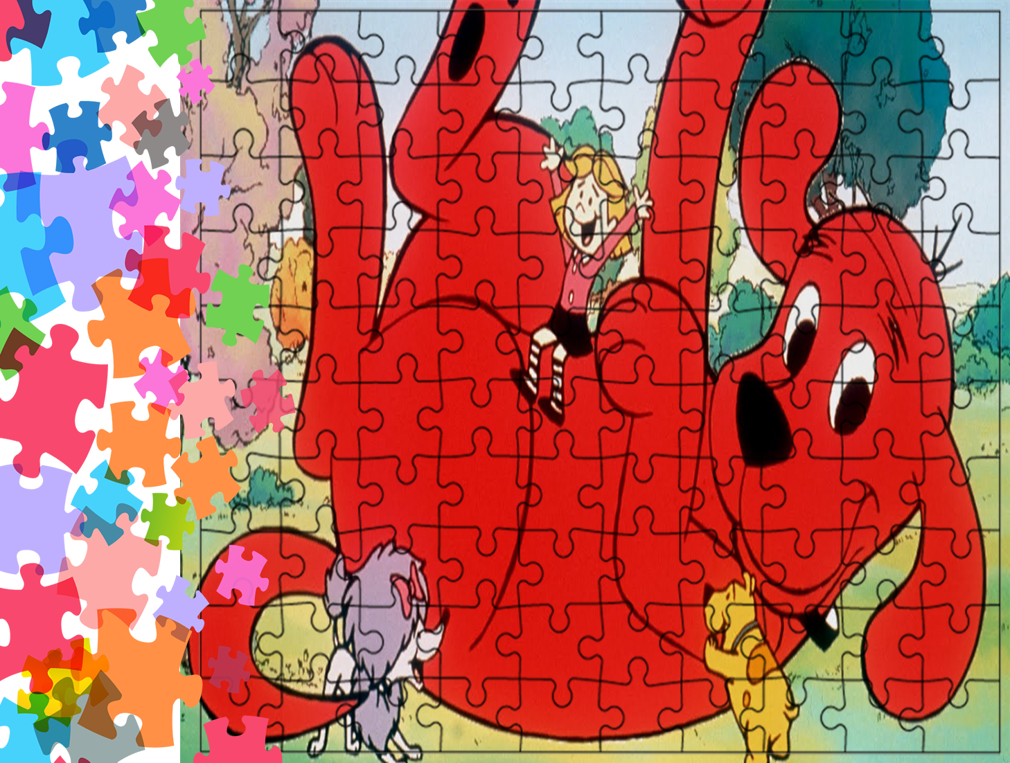Puzzle tradycyjne - Clifford - Wielki Czerwony Pies