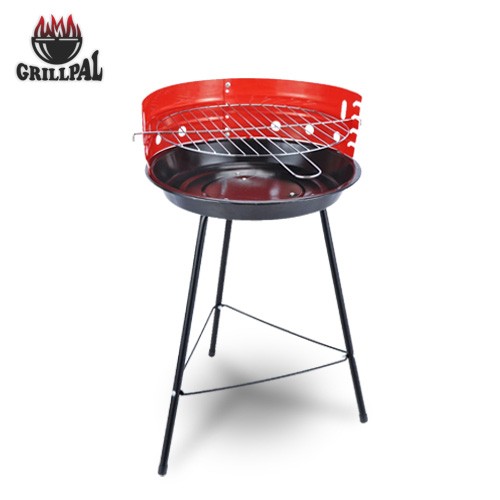 Grill węglowy, okrągły