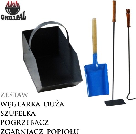 zestaw - Węglarka duża + akcesoria