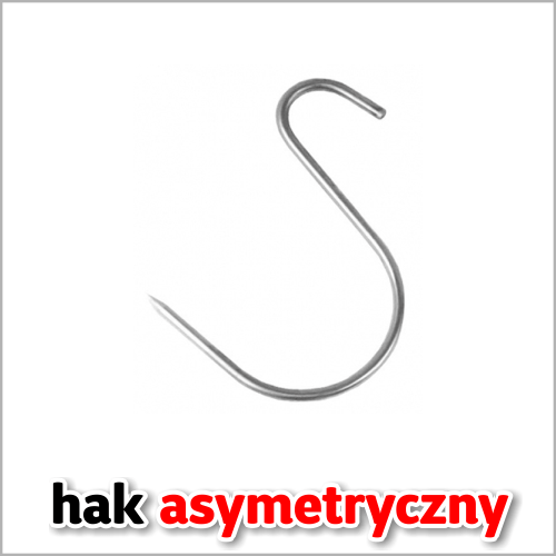 Hak wędzarniczy asymetryczny typu S