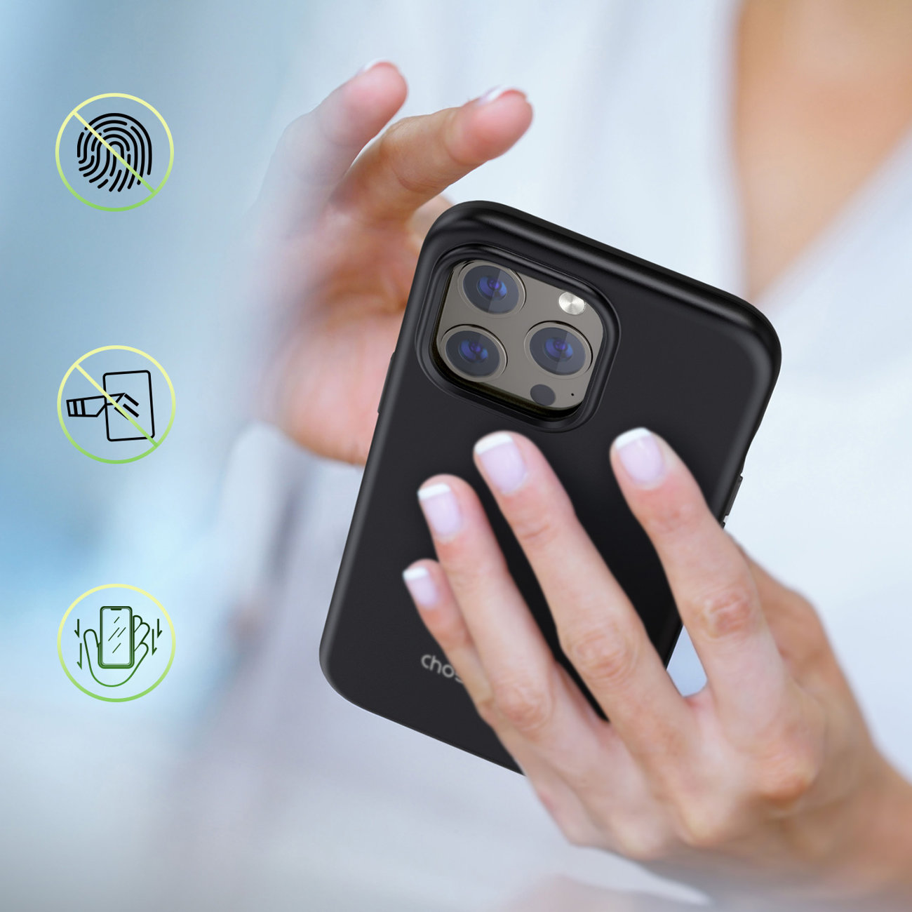 Etui do iPhone 13 Pro MFM Anti-drop case czarny (7)