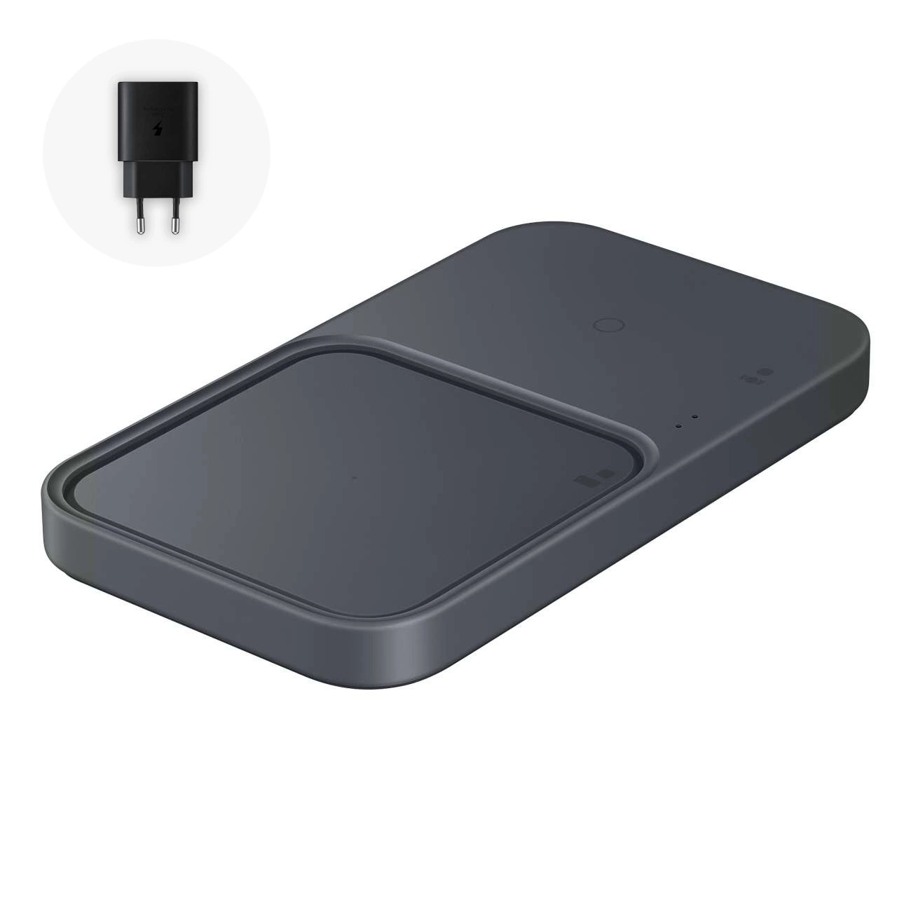Ładowarka Samsung indukcyjna 15W - czarna + ładowarka sieciowa + kabel