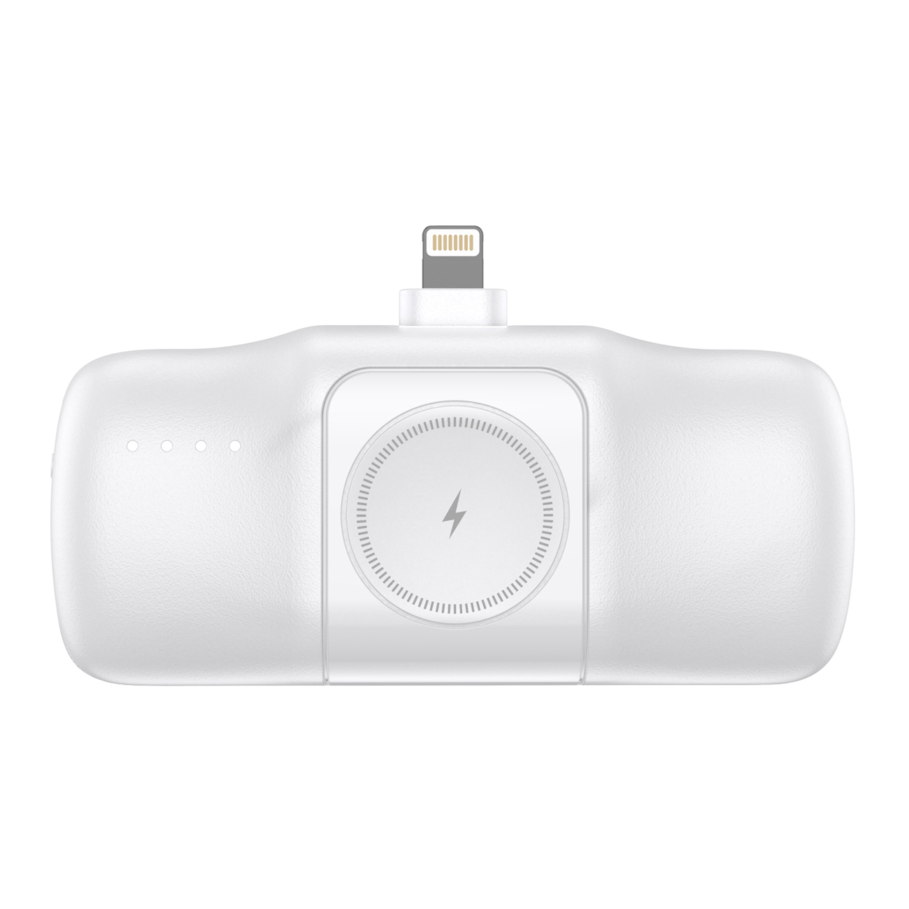 Mini powerbank 5000mAh 15W iPhone Lightning i ładowarką do Apple Watch - biały (4)