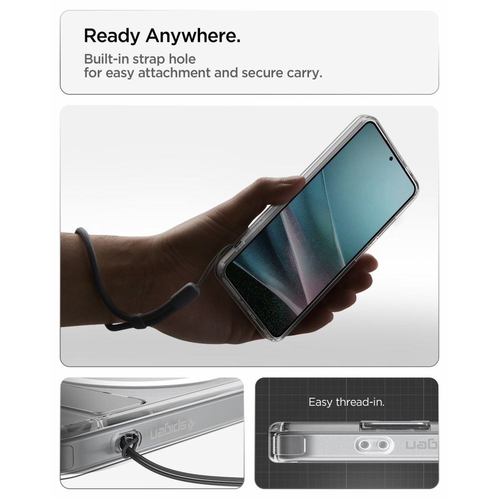 Etui pokrowiec na Samsung Galaxy S26+ Ultra Hybrid S Mag MagSafe - przezroczysto biały (11)