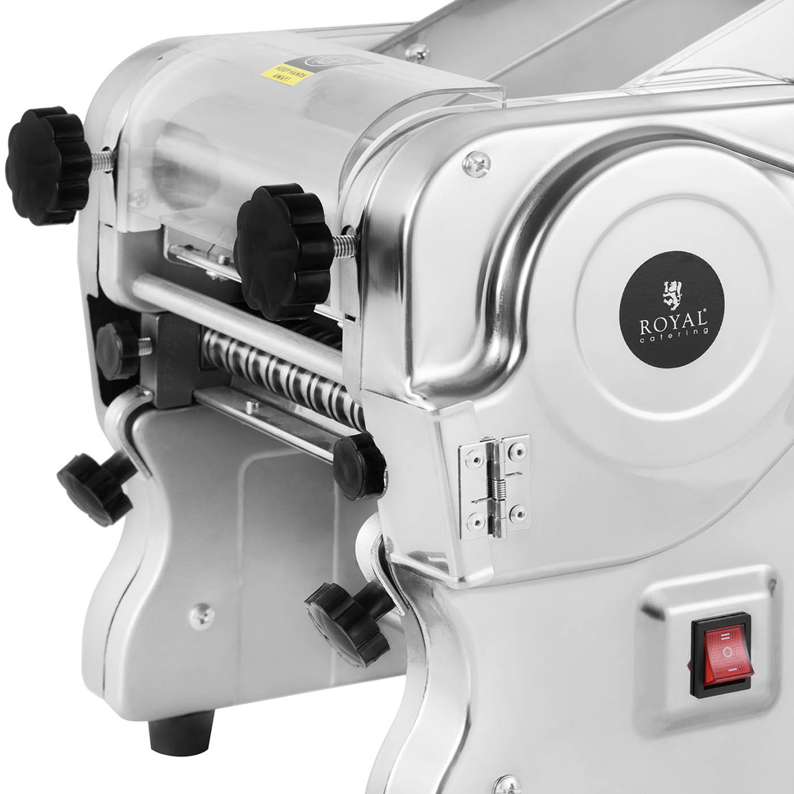 Maszynka krajalnica do wyrobu makaronu elektryczna ze stali nierdzewnej 230 V 550 W 180 mm (5)