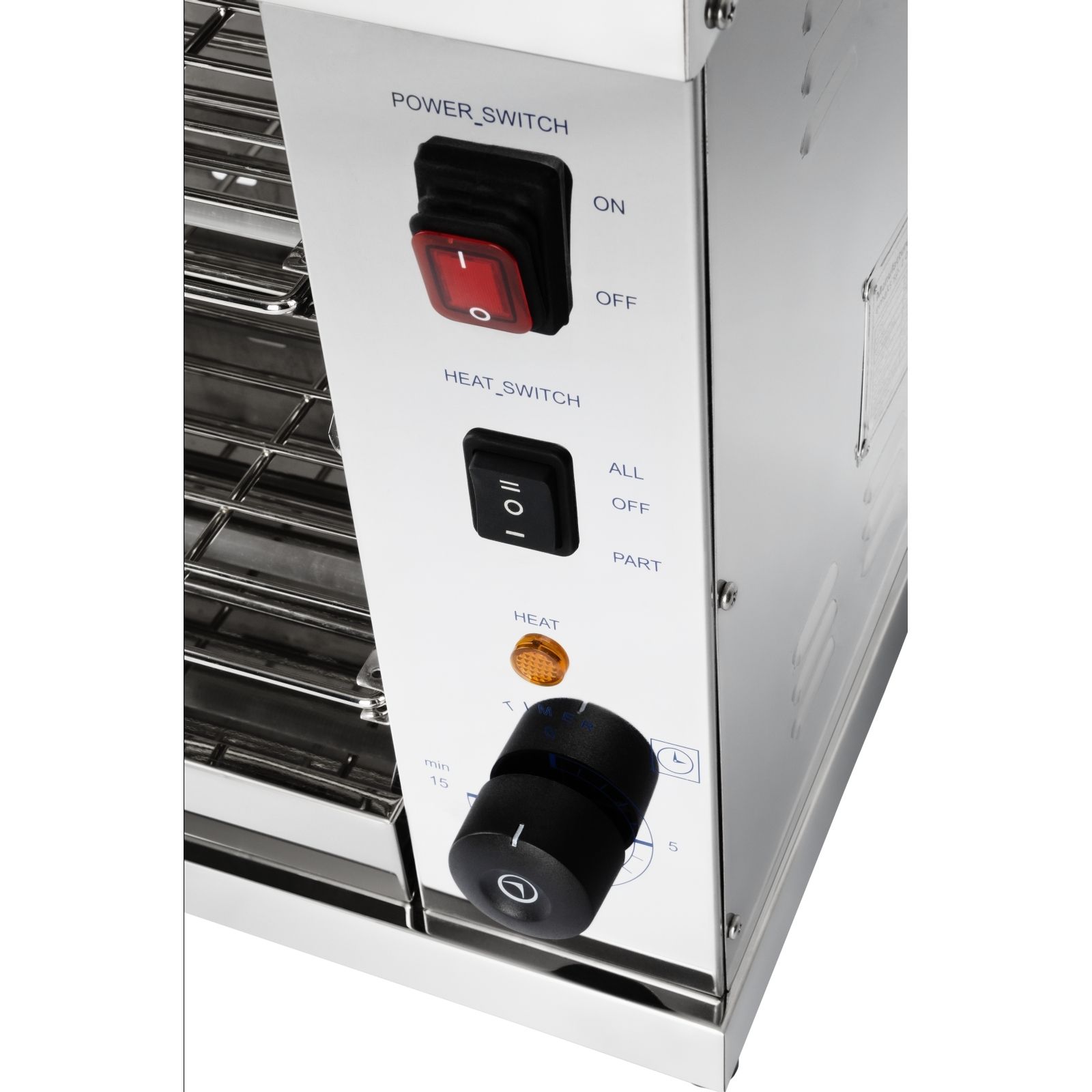 Podwójny toster opiekacz salamander 3250W (7)