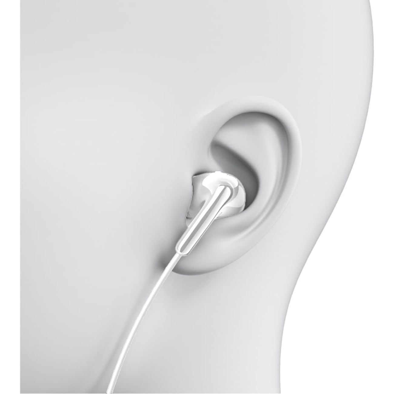 Słuchawki przewodowe douszne z pilotem Xiaomi BHR8931GL USB-C - białe (5)