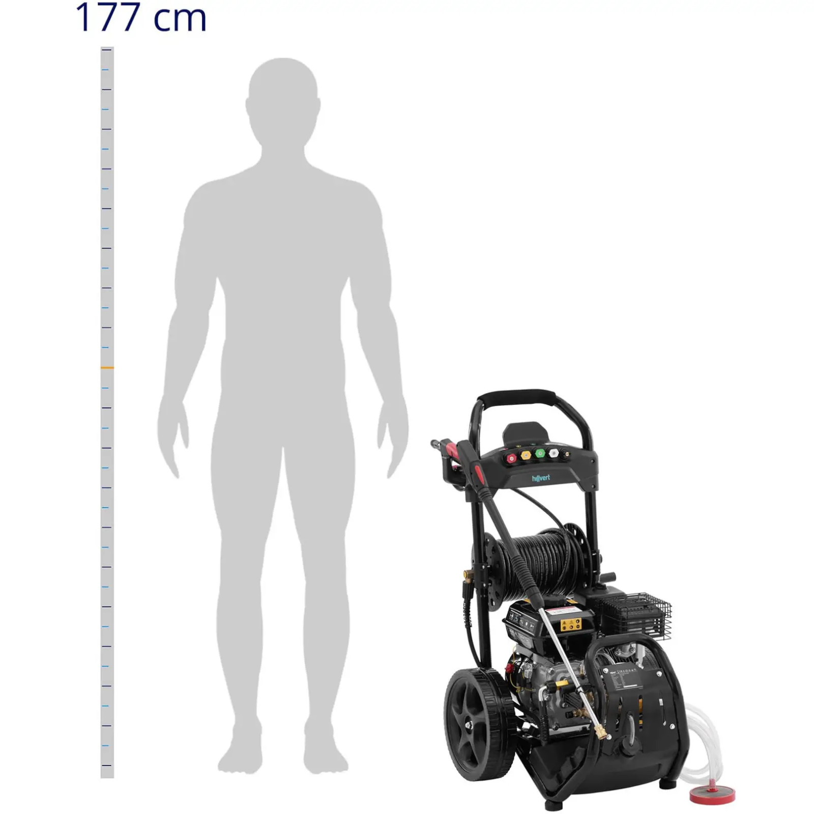 Myjka ciśnieniowa spalinowa 200 bar 9 l/min 4500 W (3)