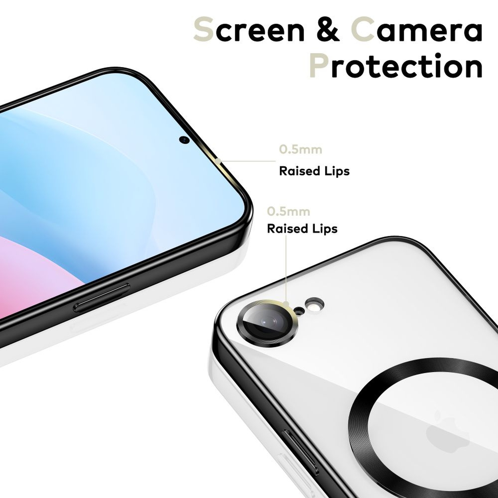 Etui pokrowiec na iPhone 16e / 17e MagFlex MagSafe - przezroczysty (3)