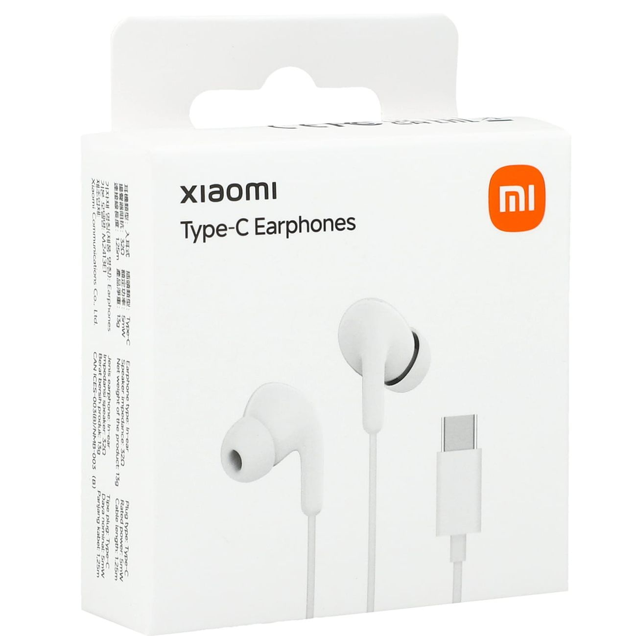 Słuchawki przewodowe douszne z pilotem Xiaomi BHR8931GL USB-C - białe (7)