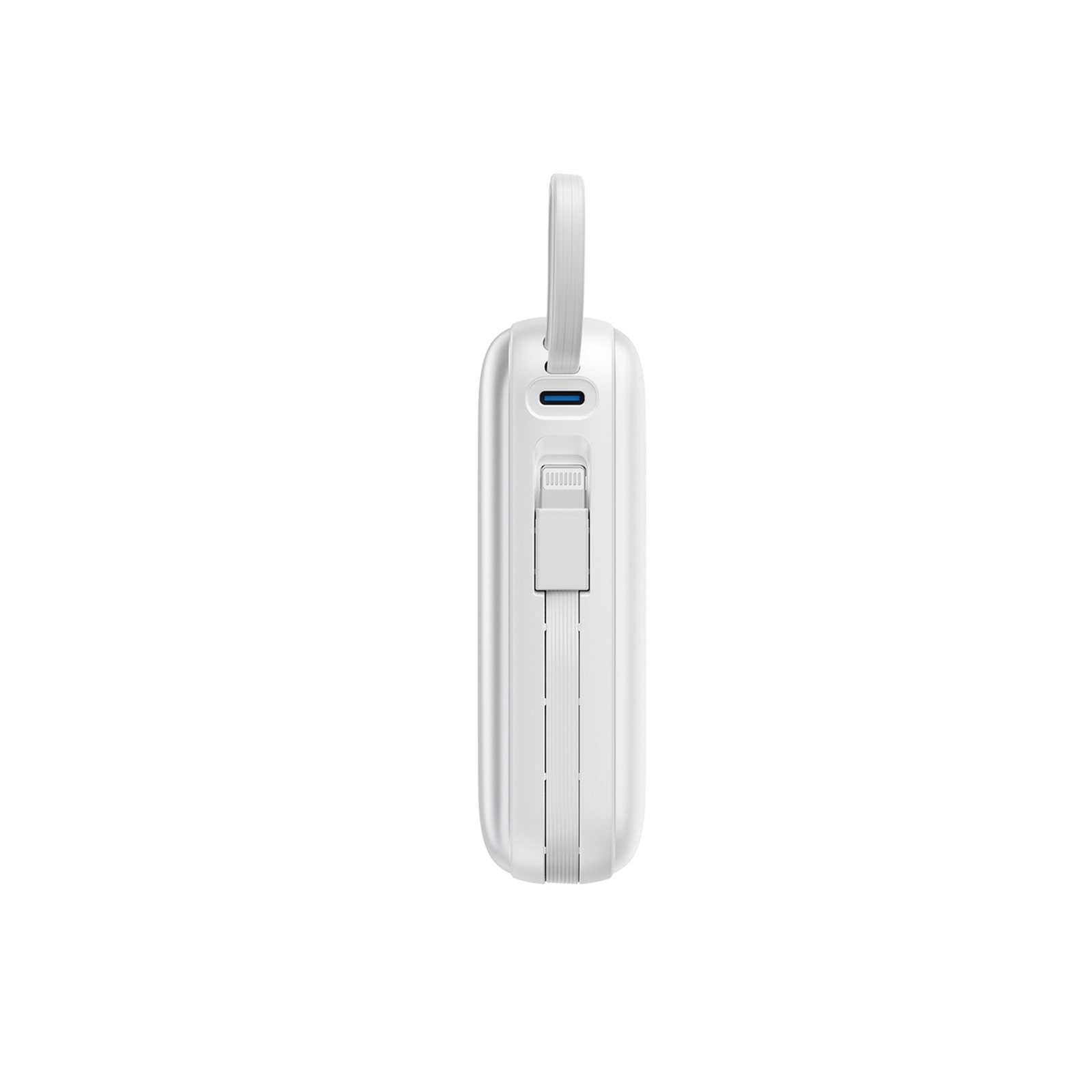 Powerbank 20000mAh 22.5W USB-C z podwójnym kablem - biały (5)