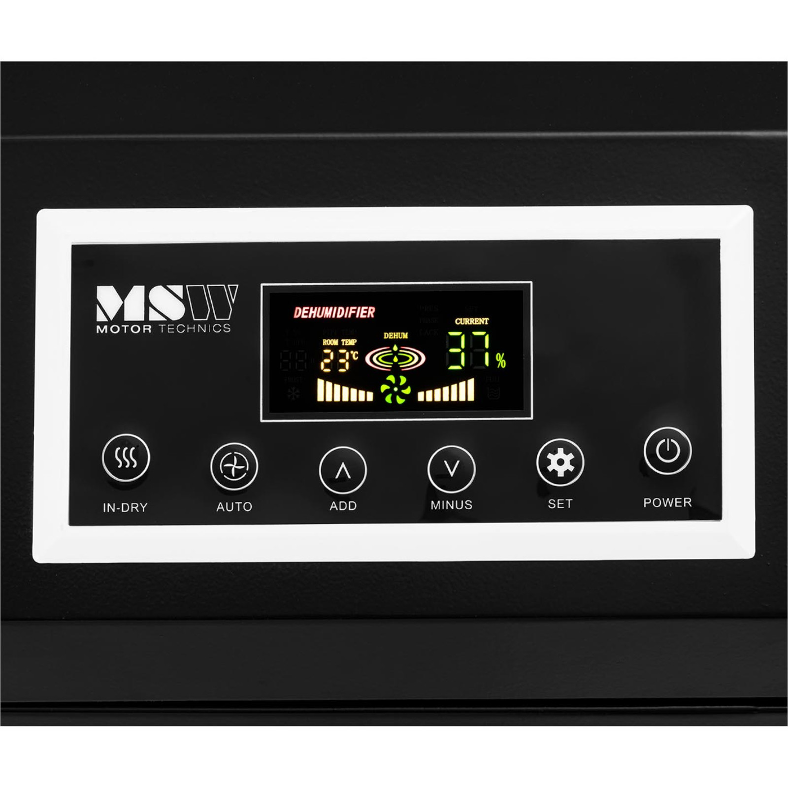 Osuszacz powietrza pochłaniacz wilgoci przemysłowy z uchwytem 1300 W 1129 m3/h do 100 m2 (3)