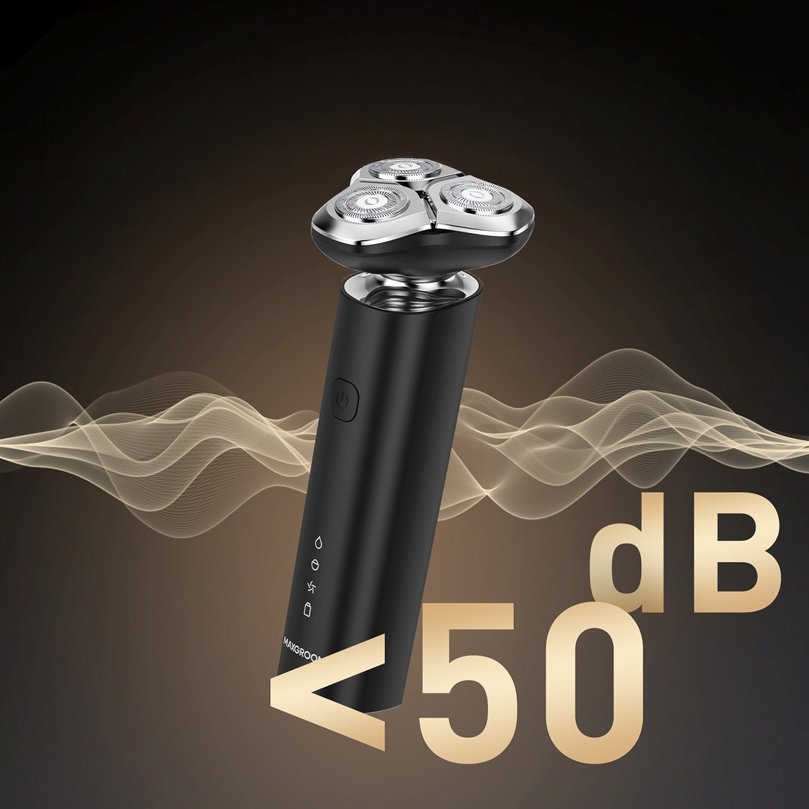 Golarka elektryczna trymer przycinarka 3w1 USB-C 600mAh IPX7 - czarna (8)