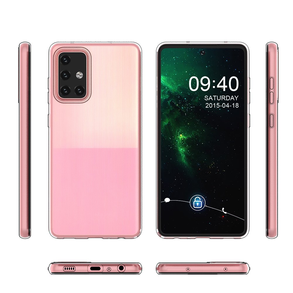 Żelowy pokrowiec etui Samsung Galaxy A73 Ultra Clear 0.5mm - przezroczysty (4)