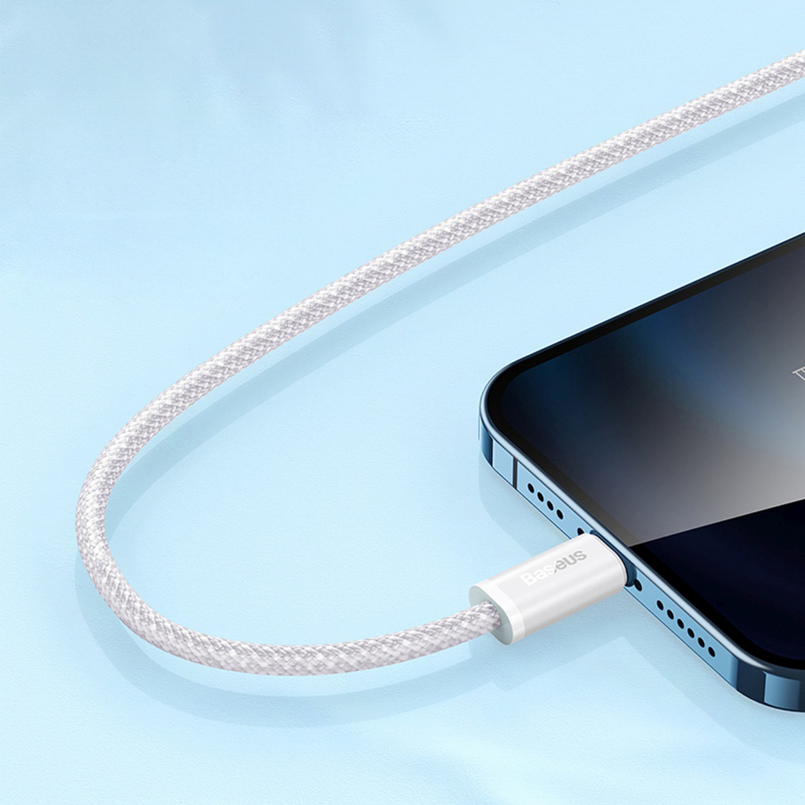 Kabel przewód USB-A - iPhone Lightning Dynamic Series 2.4A 2m - biały (10)
