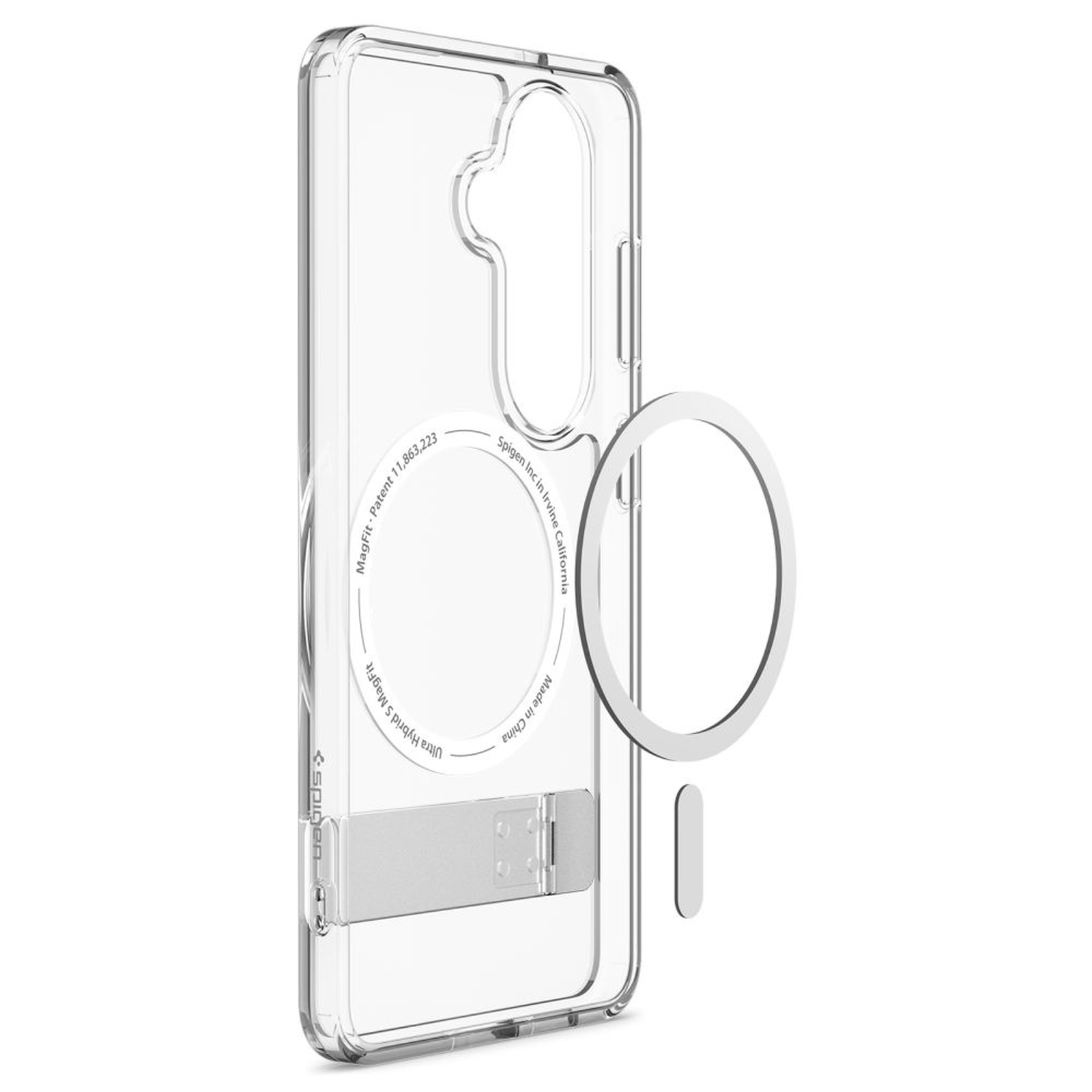 Etui pokrowiec na Samsung Galaxy S26+ Ultra Hybrid S Mag MagSafe - przezroczysto biały (5)