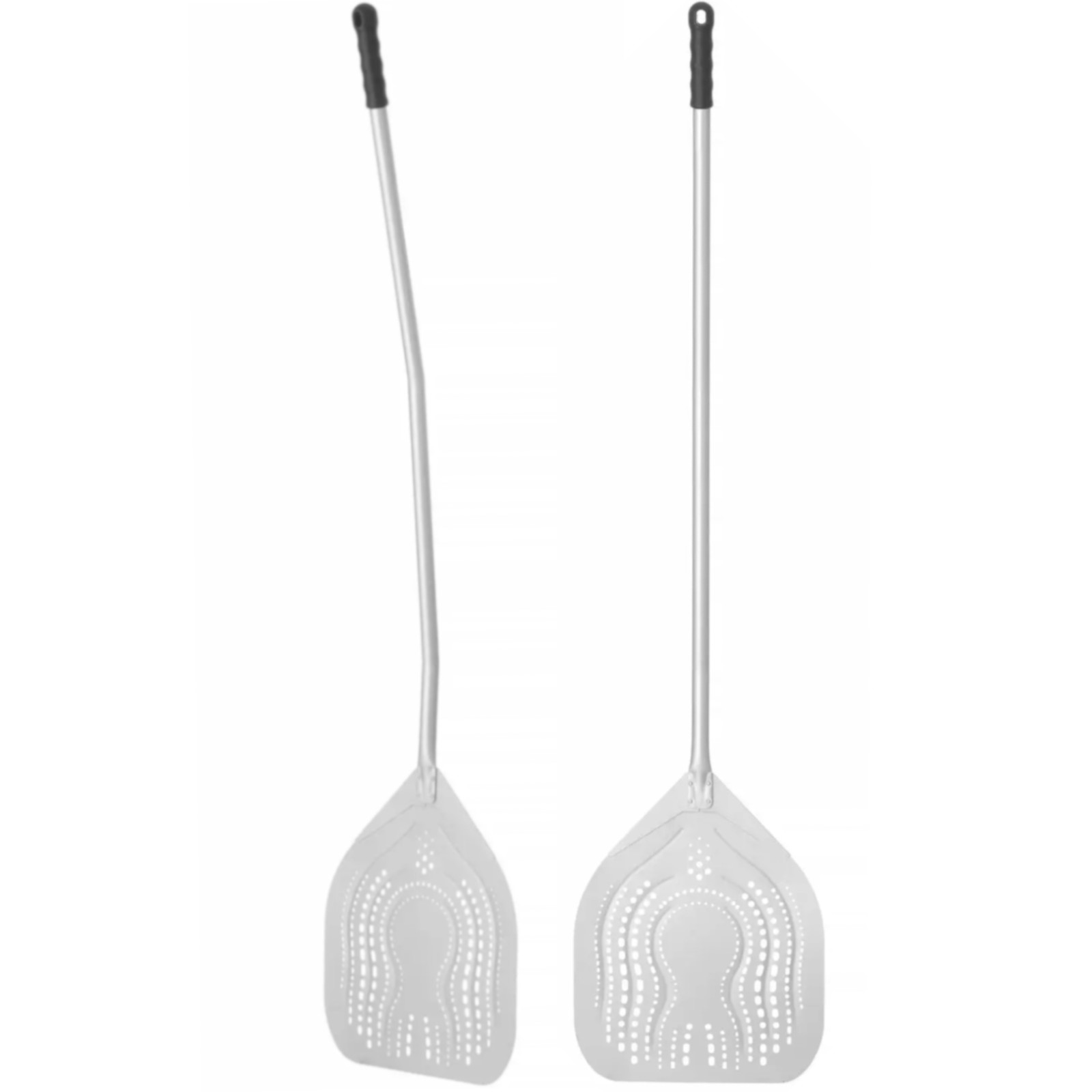 Łopata do pizzy Arena kwadratowa perforowana z wygiętym uchwytem 350 x 1500 mm (3)