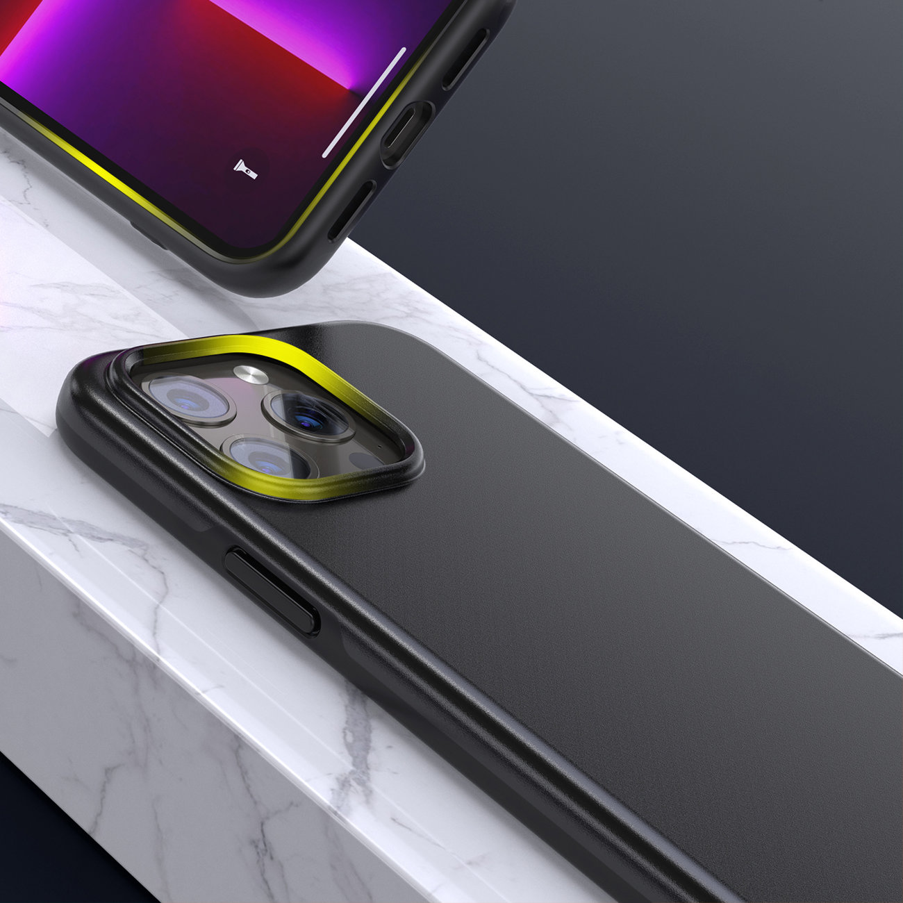 Etui do iPhone 13 Pro MFM Anti-drop case czarny (4)
