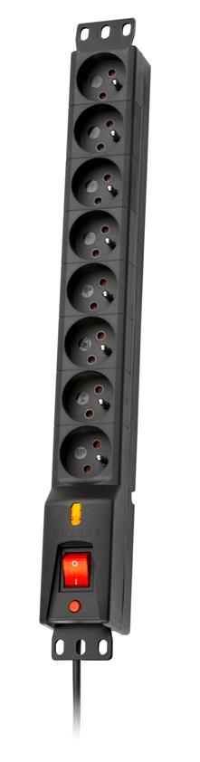 Listwa zasilająca Lestar LXARM  810  3L G-A K.:CZ 5,0M 19