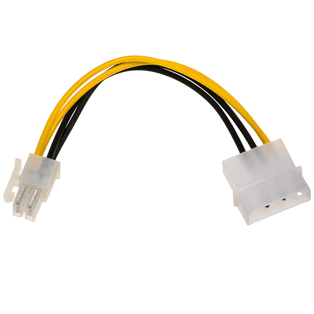 Kabel adapter Akyga AK-CA-12 Molex (M) - P4 (M) 0,15m (1)