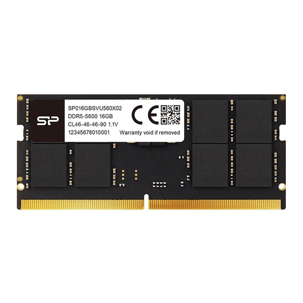Pamięć SODIMM DDR5 Silicon Power 16GB (1x16GB) 5600MHz CL46 1,1V Black (1)