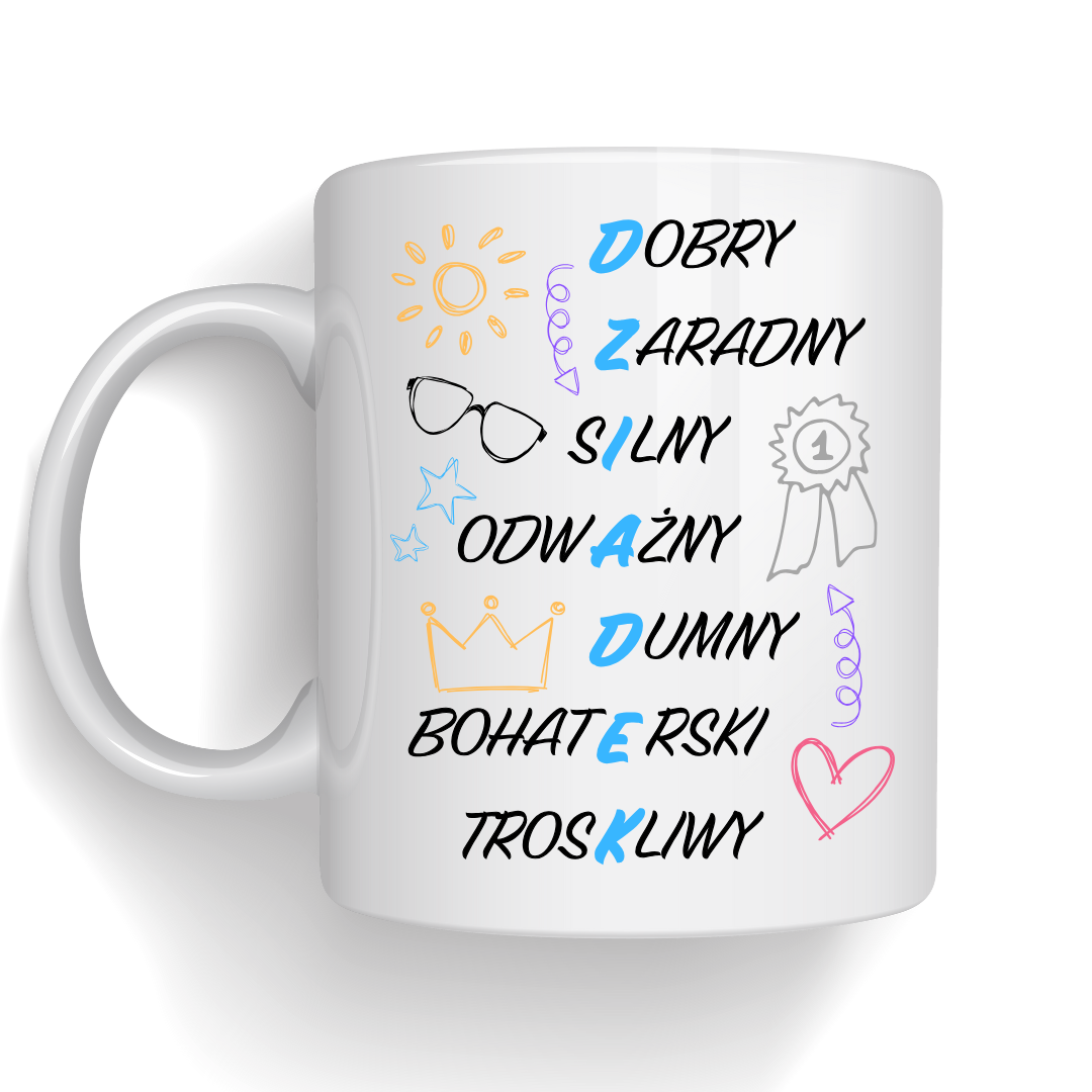 Kubek z nadrukiem Cechy Dziadka