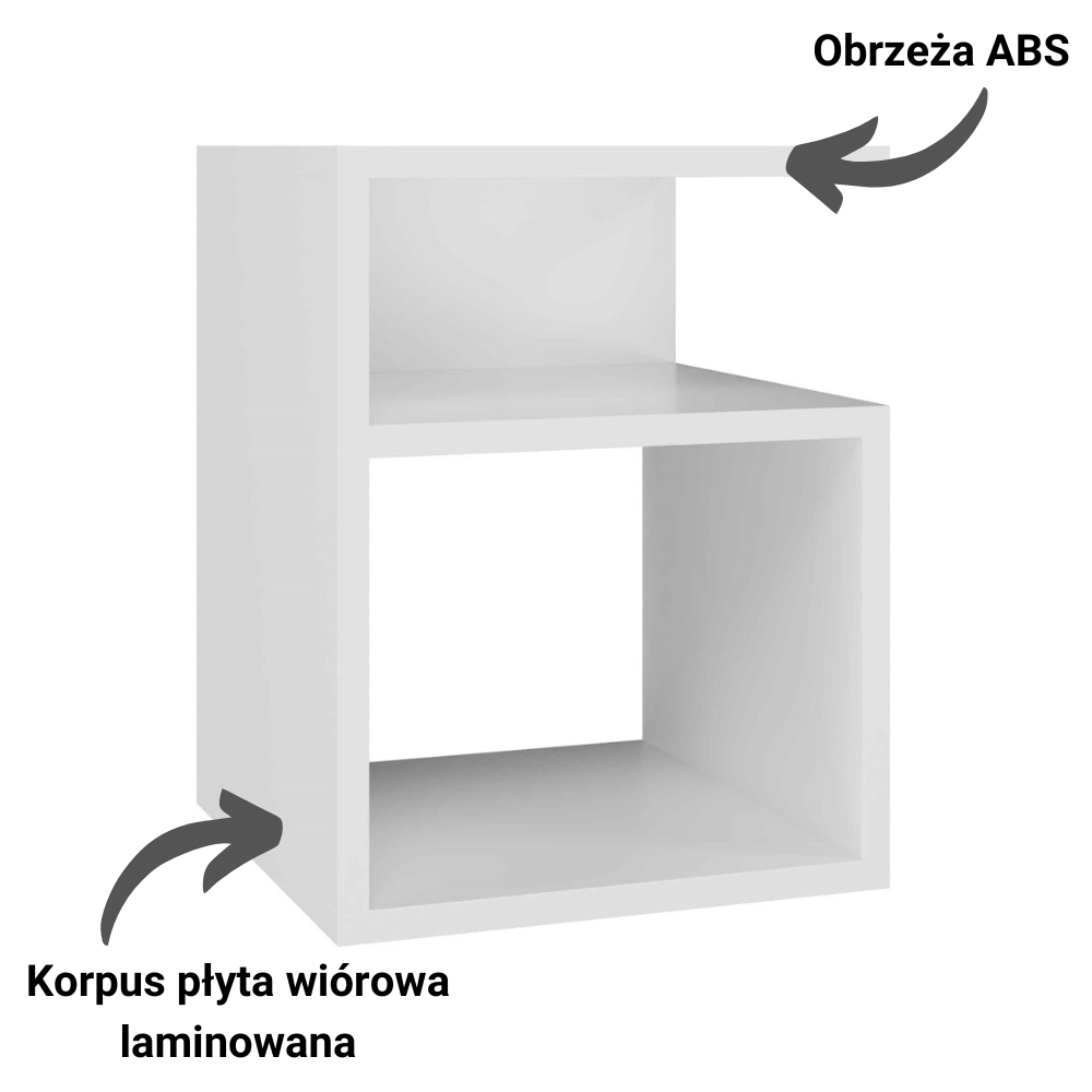Szafka nocna Tini - Biel