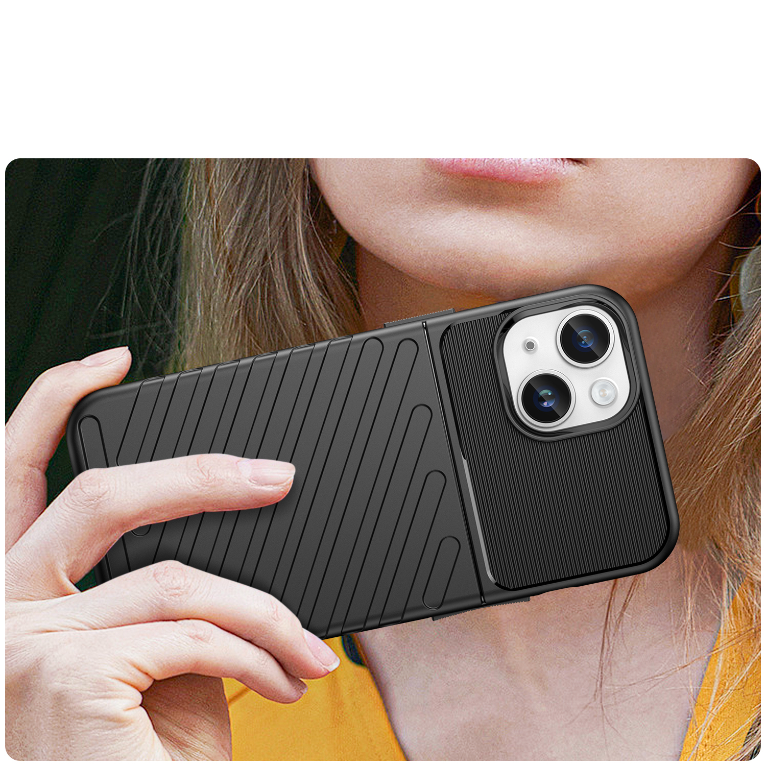 Pancerny pokrowiec etui na iPhone 14 Plus Thunder Case - czarny (5)