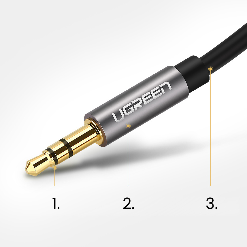 Kabel przewód audio AV119 mini jack 3.5mm 5m - czarny (7)