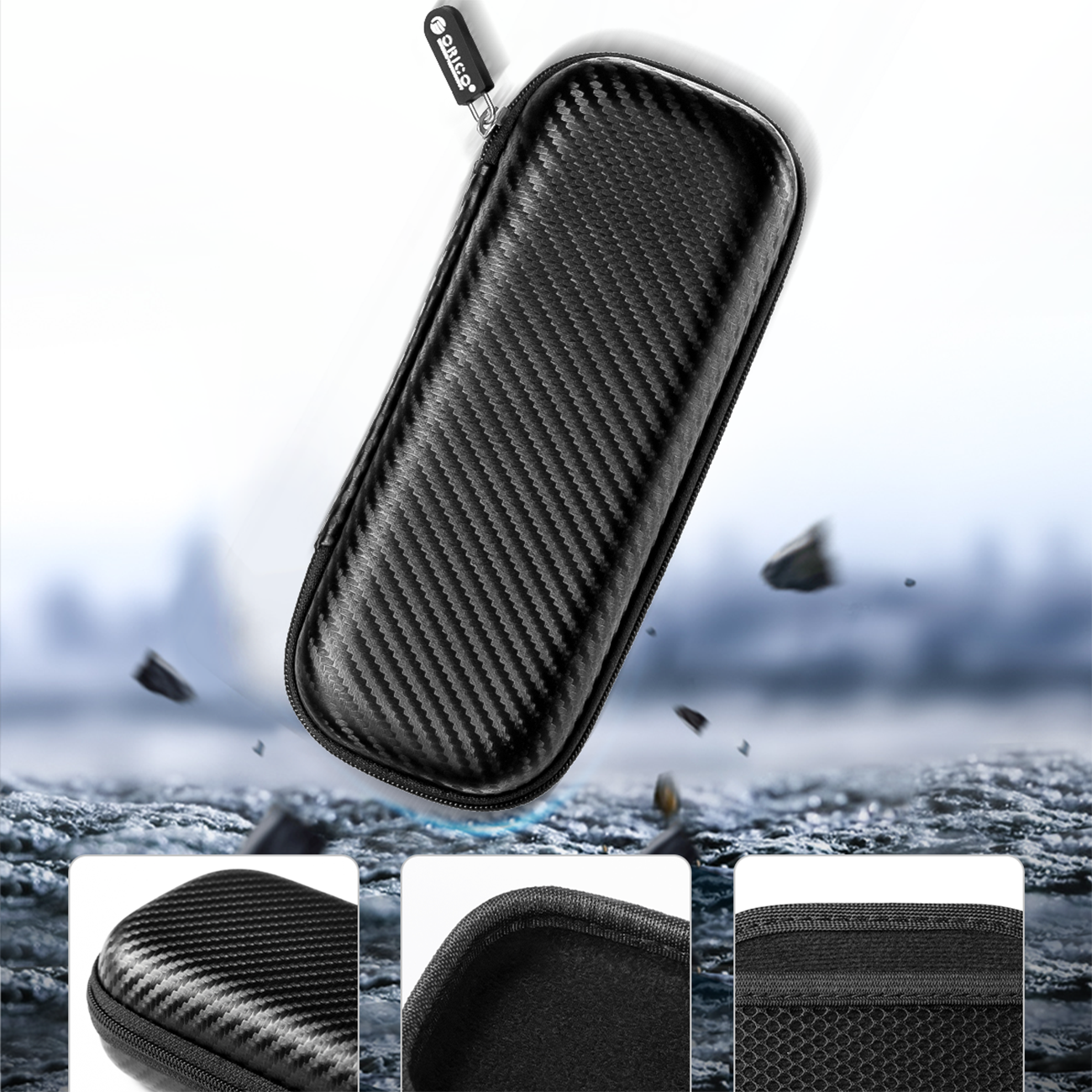 Etui ochronne M2PH04 na dysk M.2 2280 - czarne (3)
