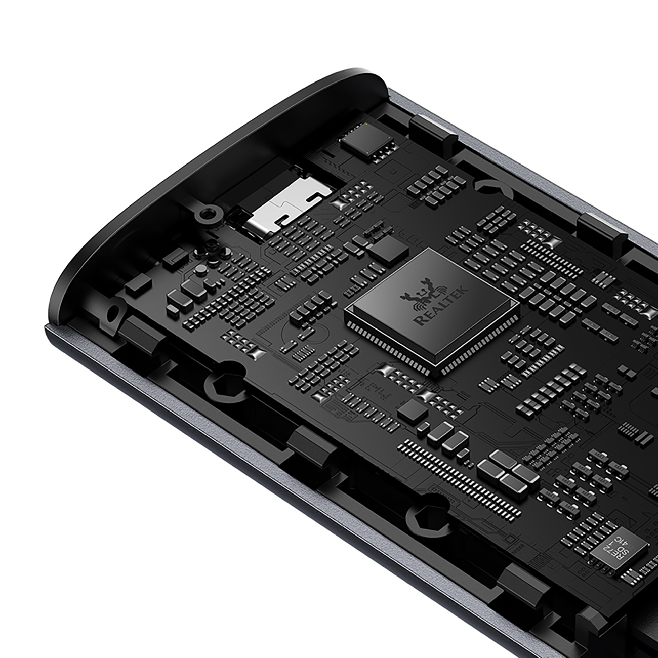 Kieszeń na dysk SSD do 8 TB FlyJoy M.2 NVMe 10 Gb/s UASP TRIM - szara (5)